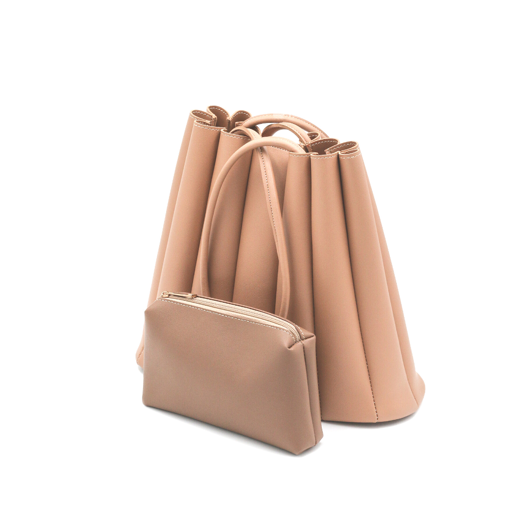 Pleated Tote Biscuit Bag