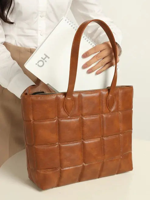 Amara Quilted Tote Bag