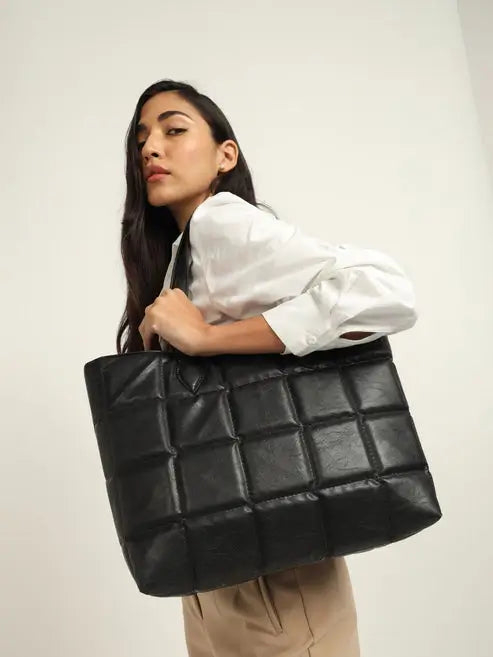 Amara Quilted Tote Bag