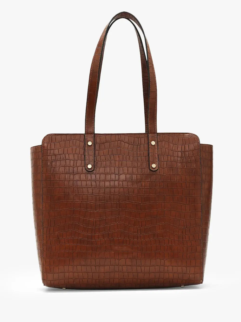 Croco Zipper Tote