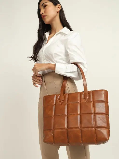 Amara Quilted Tote Bag