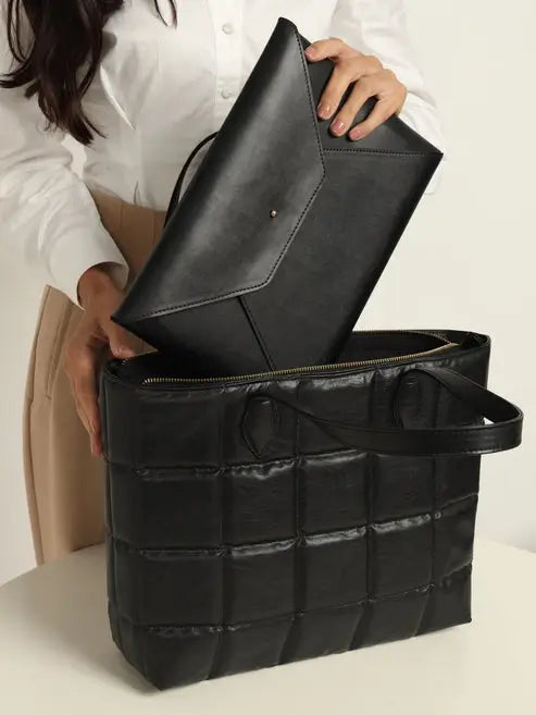 Amara Quilted Tote Bag