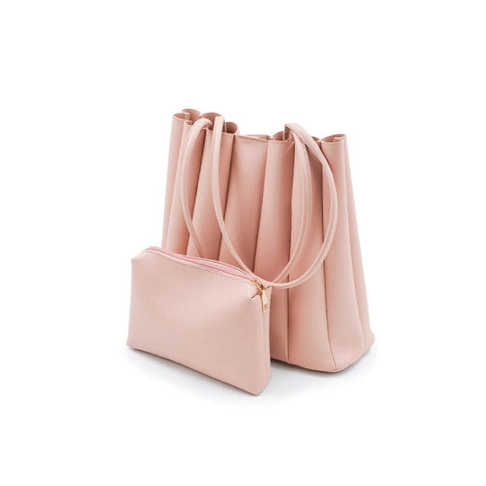 Pleated Tote Bag