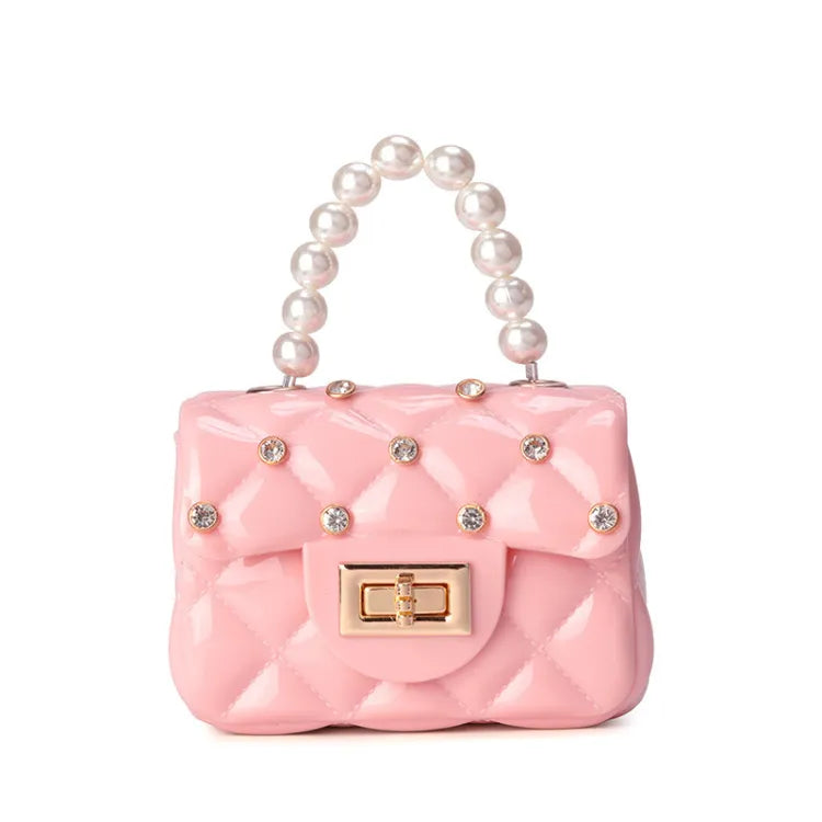 Pearl Chain Jelly Kids Bags