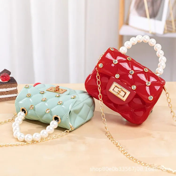 Pearl Chain Jelly Kids Bags