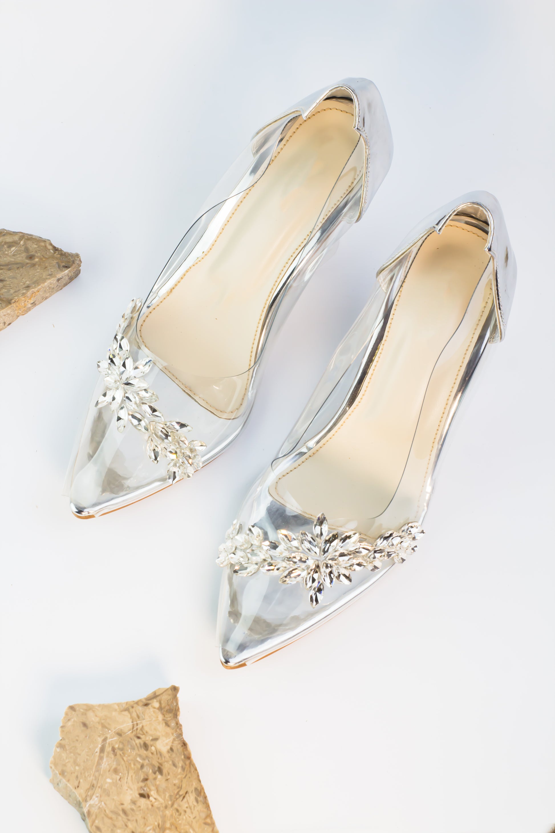 Julia Transparent Pumps Heels